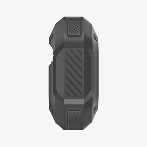 ASD00537 - Apple AirPods Pro Case Tough Armor in black showing the front